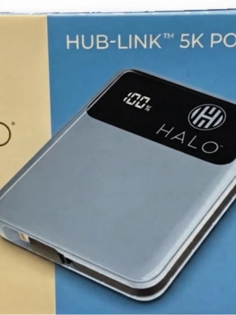 Halo Portable Power Bank Black